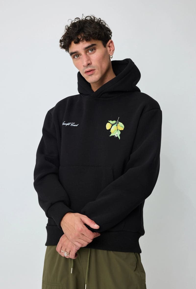 Brolazi Amalfi Coast Hoodie Zwart