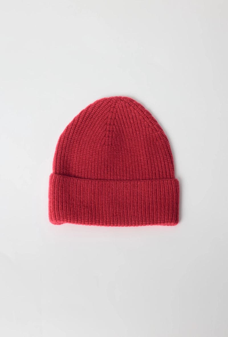 Brolazi Rib Beanie Rood